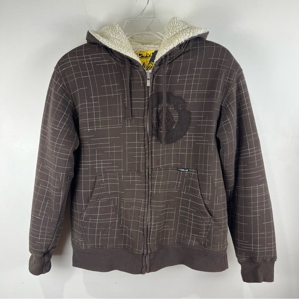 Volcom Men’s Zip Up Hoodie Jacket Size Small
